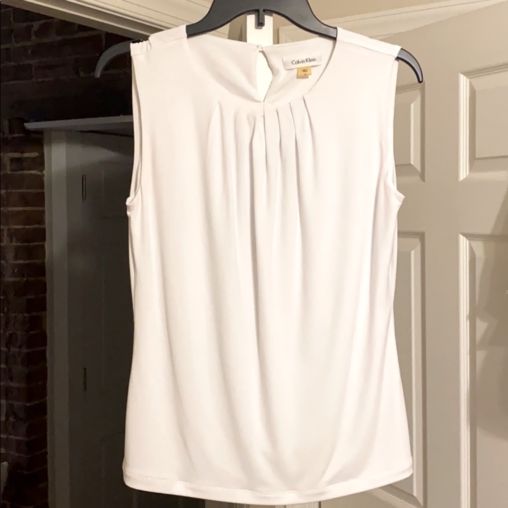 Calvin Klein white blouse